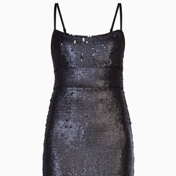 NWT BCBGMAXAZRIA ALESE SEQUINED DRESS - Picture 6 of 16
